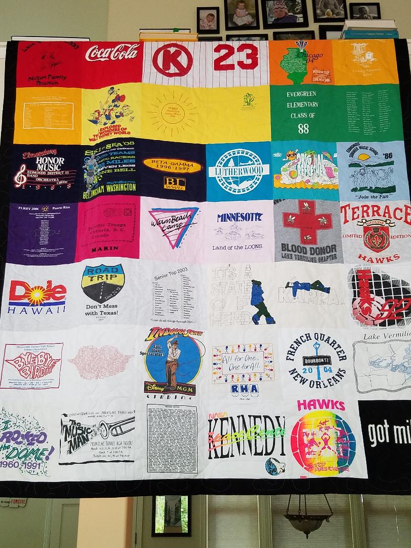 Tshirt quilt 1